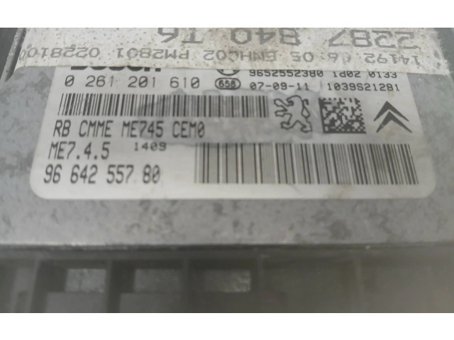 Řídící jednotka 0261201610, 9664255780   Peugeot 307 CC 2007