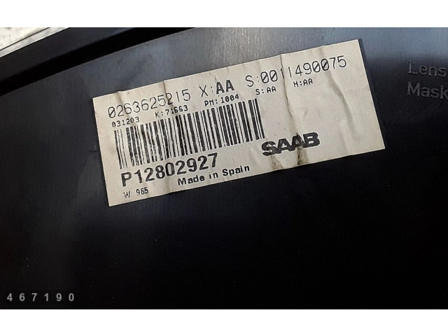 Панель приборов 128029270263625215   Saab 9-3 Ver1       
