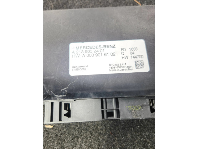 Řídící jednotka A2139002401, 5WE00002   Mercedes-Benz E W213 2017