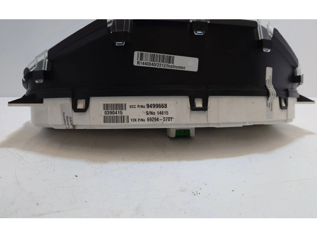 Přístrojová deska  Volvo V70 2001 9499668, 69294570T  