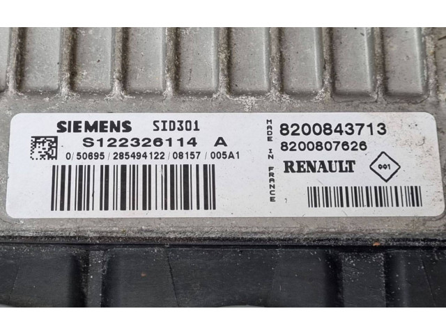 Řídící jednotka S122326114A, 8200843713   Renault Megane II 2008