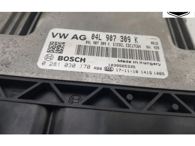 Блок управления двигателя 04L907309K, 04L907309K   Volkswagen Caddy