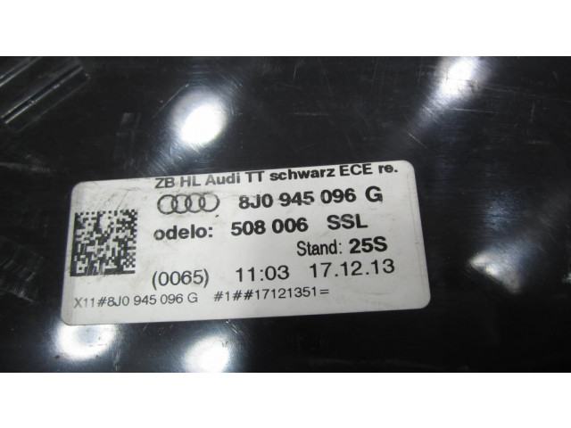 Задний фонарь правый сзади 8J0945096G, 17121351    Audi TT TTS Mk2   2006-2014 года