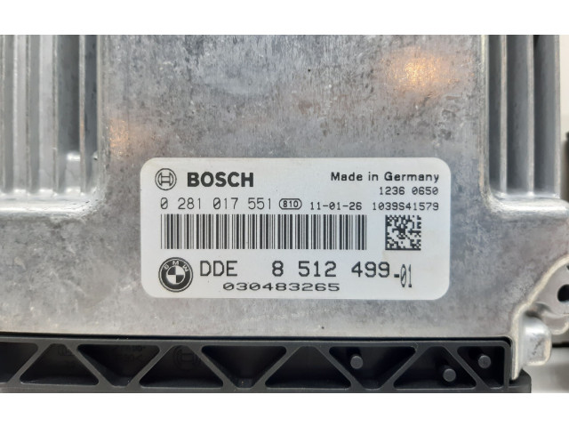 Řídící jednotka 8512499, 0281017551   BMW 1 E81 E87 2009