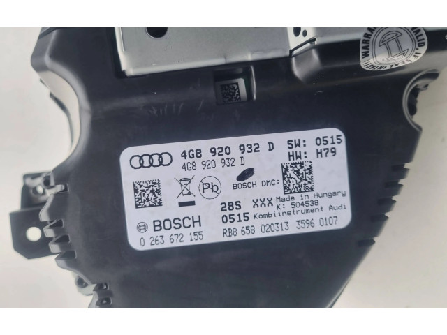 Přístrojová deska  Audi A6 Allroad C7 2014 4G8920932D  