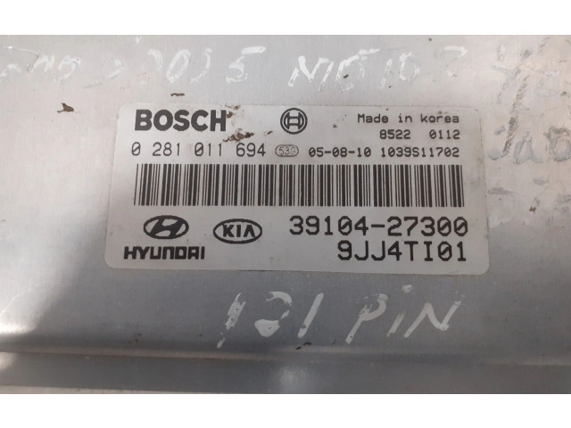 Блок управления двигателя 0281011694, 9JJ4TI01   Hyundai Tucson JM