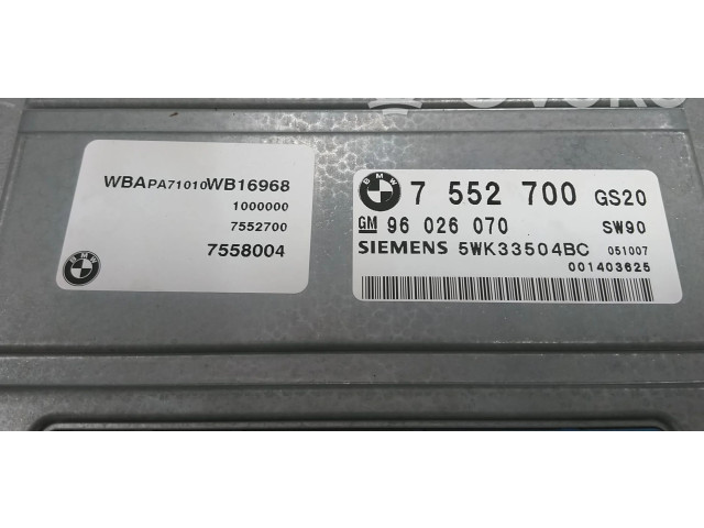 Блок управления коробкой передач 24607552700, 7552700   BMW X3 E83