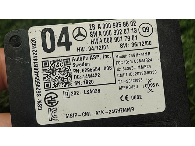 Датчик слепых зон A0009058802, A0009026713   Mercedes-Benz C AMG W204