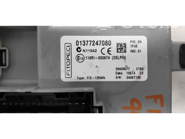 Pojistková skříňka Řídící jednotka BSM 1377247080, 28400577C150   Fiat Fiorino 2015