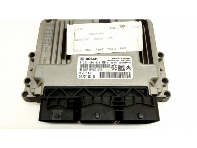 Блок управления двигателя 9666318780, 9675799180   Citroen DS4