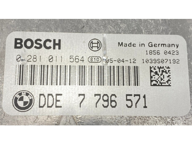 Блок управления двигателя 7796571, 0281011564   BMW X3 E83
