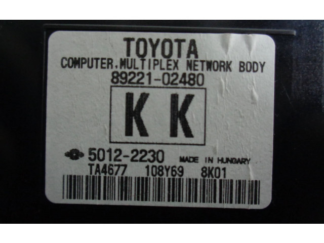 Блок предохранителей  89221-02480, 5012-2230   Toyota Auris E180    