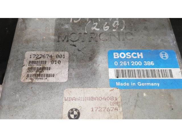 Řídící jednotka 0261200386   BMW 3 E30 1988