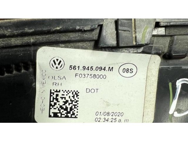 Задний фонарь правый 561945094M, F03758000    Volkswagen PASSAT B8 USA   2016- года