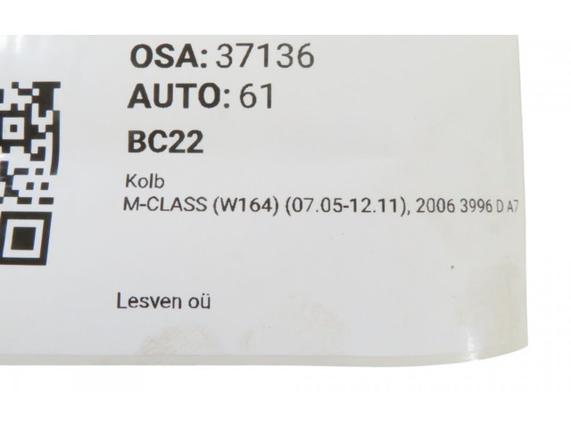 Píst A6290301317, A6290301317   Mercedes-Benz ML W164    OM 629.912 