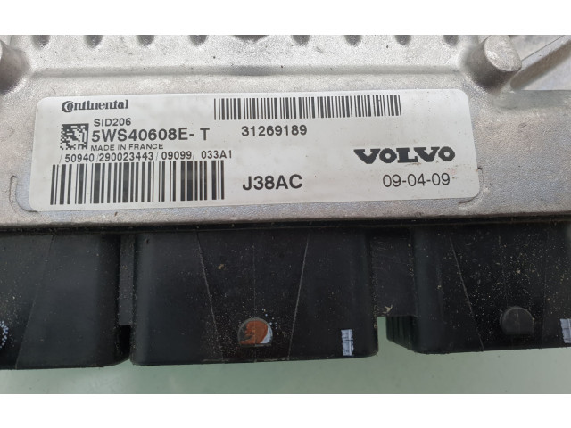 Řídící jednotka 5WS40608E, 31269189   Volvo S80 2009
