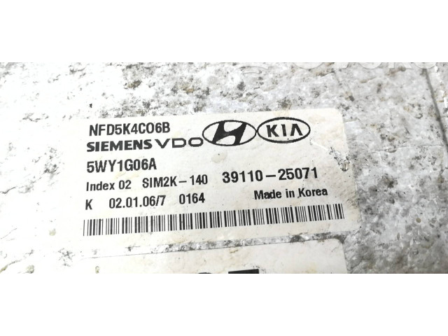 Блок управления двигателя NFD5K4C06B, 5WY1G06A   Hyundai Sonata