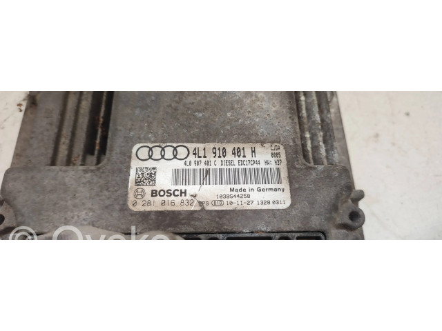 Блок управления двигателя 4L1910401H, 0281016832   Audi Q7 4L