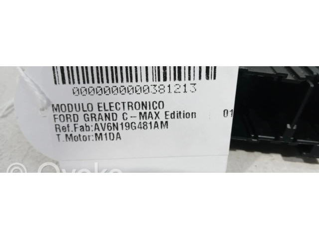 Řídící jednotka AV6N19G481AM, MODULOELECTRONICO   Ford Grand C-MAX 2013