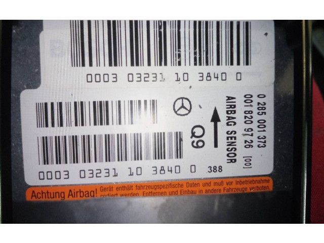 Блок подушек безопасности 0285001373, 0018209726   Mercedes-Benz C W203