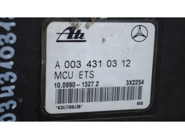 Zámek zadních dveří A0034310312, A0034310312   Mercedes-Benz SLK R170 2004