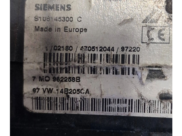   Pojistková skříňka 7M0962258B, S108145300C   Seat Alhambra (Mk1) 2002