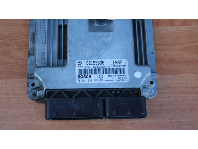 Řídící jednotka 92193636, 1039S16645   Chevrolet Captiva 2008
