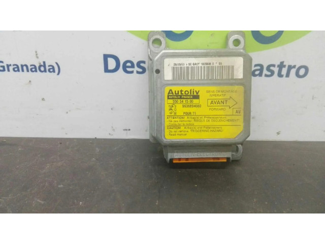 Блок подушек безопасности 9636894080, CENTRALITAAIRBAG   Peugeot 206+