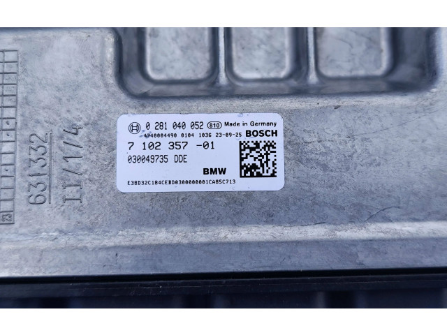 Řídící jednotka 13617102357, 0281040052   BMW 5 G60 2023