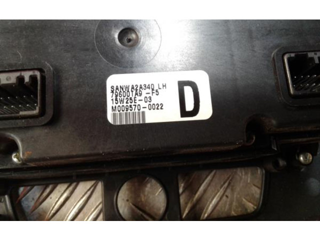 Блок управления климат-контролем 79600TA9F5, SANWA2A340LH   Honda Civic IX