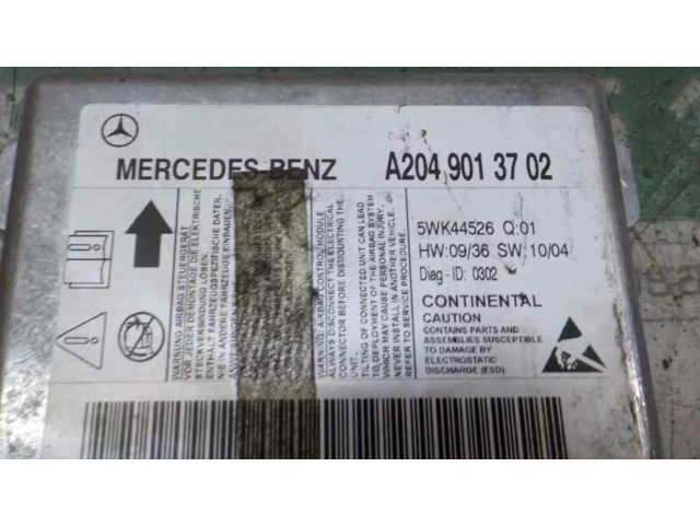Блок подушек безопасности A2049013702, 5WK44526   Mercedes-Benz GLK (X204)