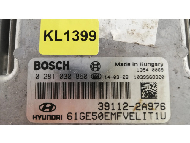 Řídící jednotka 391122A976, KL1399   Hyundai i30 2014