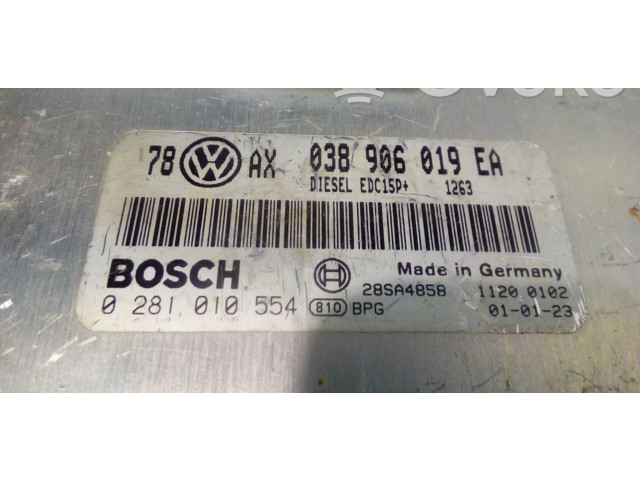 Řídící jednotka 038906019EA, 0281010554   Volkswagen PASSAT B5.5 2003