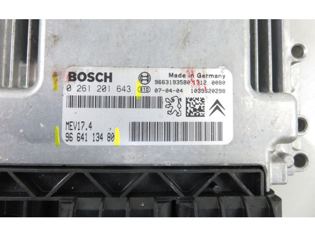 Řídící jednotka 9664113480, 0261201643   Peugeot 207 2006