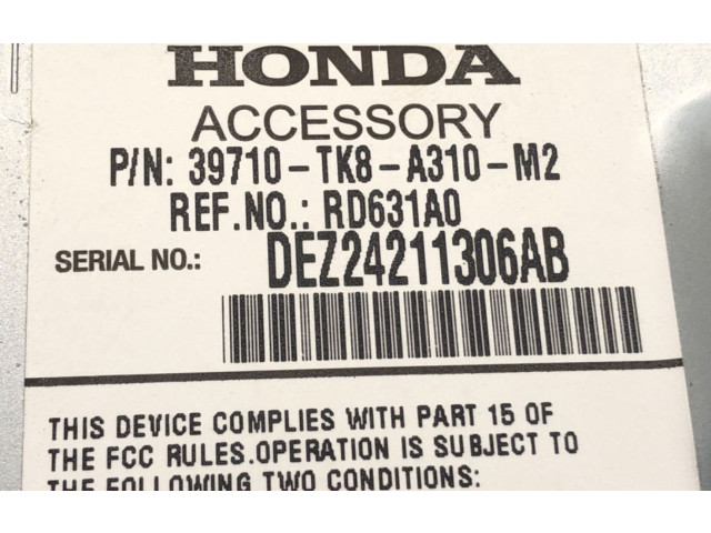 Дисплей    39710-TK8   Honda Odyssey
