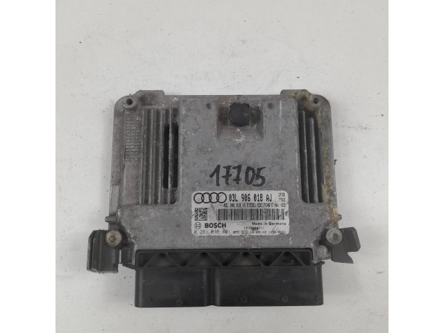 Блок управления двигателя 03L906018AJ, 0281016401   Audi A3 S3 8P