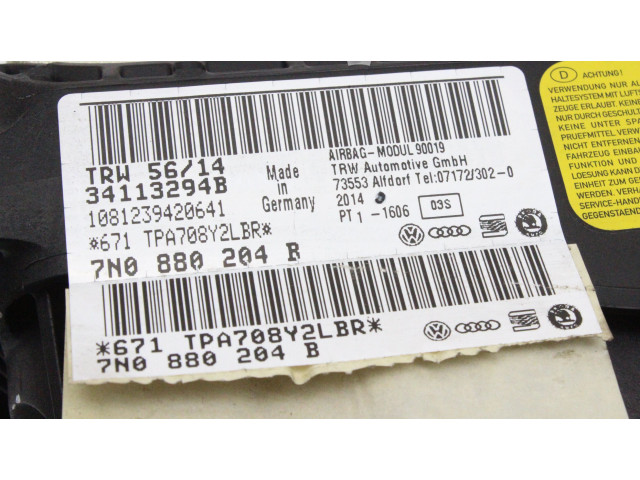 Подушка безопасности пассажира 7N0880204B   Volkswagen Sharan