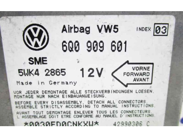 Блок подушек безопасности 6Q0909601   Volkswagen Polo