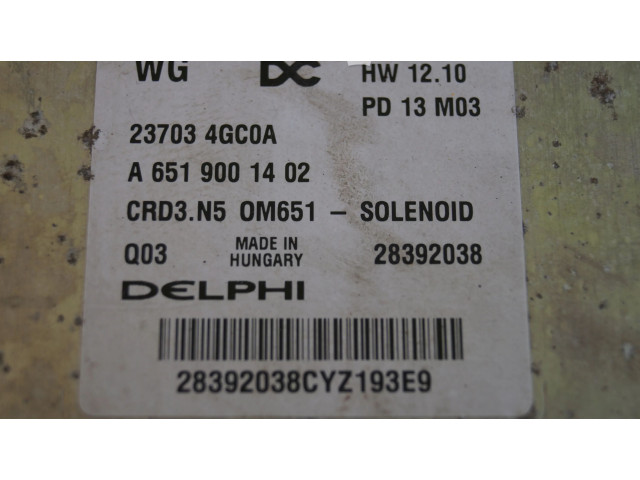 Řídící jednotka 237034GC0A   Infiniti Q50 2014