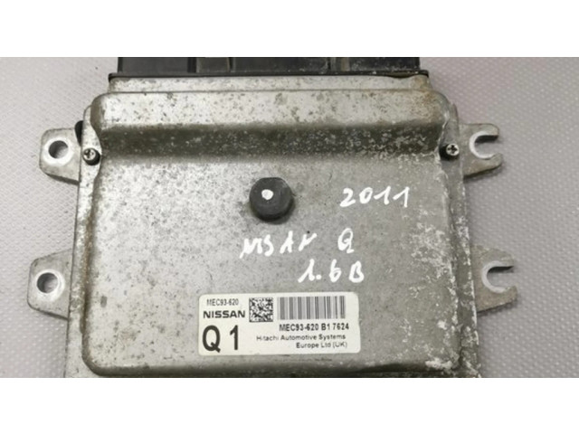 Блок управления двигателя MEC93620   Nissan Qashqai