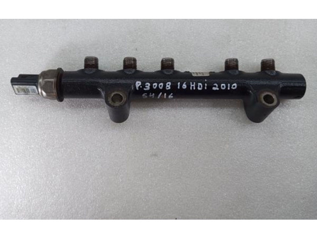 Vstřikovací lišta 9684753080, 0908270308   Peugeot 3008 I    9HR (DV6C) 