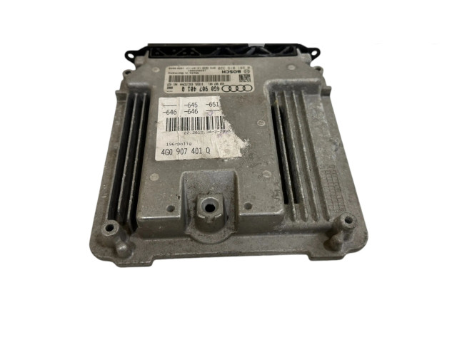 Блок управления двигателя 4G0907401Q, 4G0907401   Audi A6 S6 C7 4G