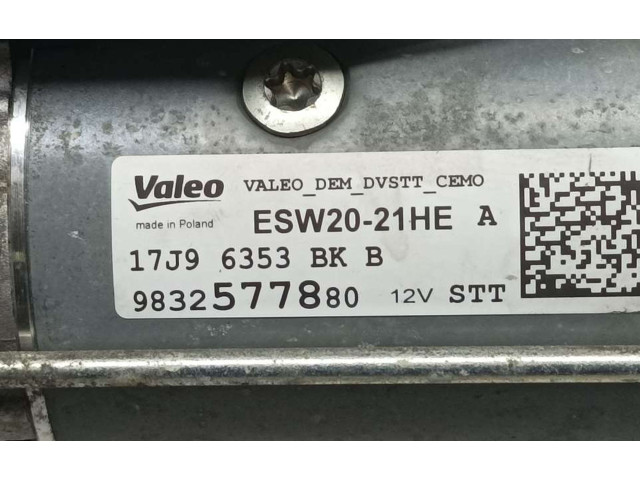 Zpětné zrcátko  Peugeot 308 2013  9832577880, ESW2021HE  