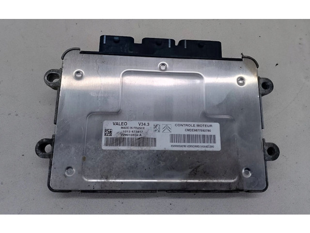 Блок управления двигателем ECU    Peugeot 206+