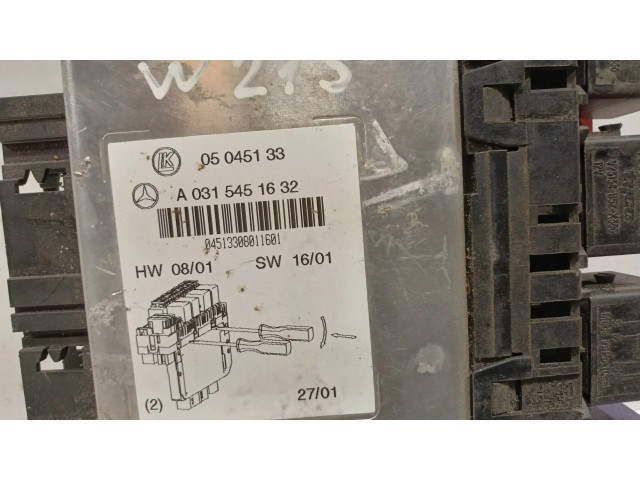   Pojistková skříňka A0315451632, 05045133   Mercedes-Benz CL C215 2001
