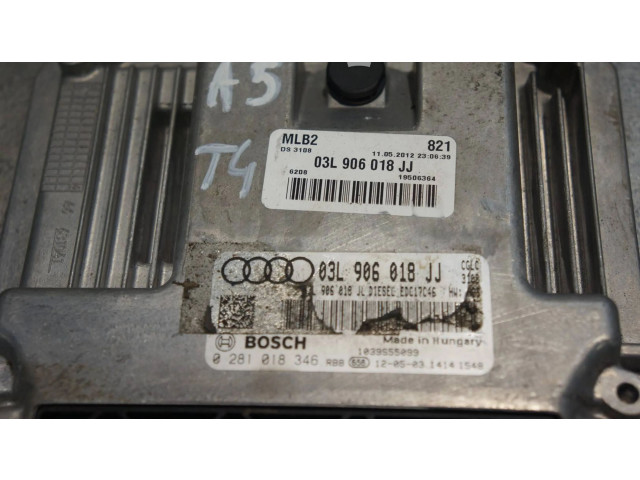 Řídící jednotka 03L906018JJ, 0281018346   Audi A5 8T 8F 2012