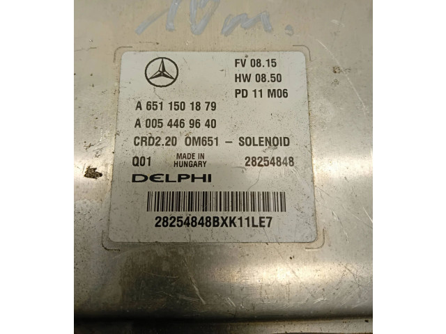 Блок управления двигателя A6511501879, 28254848   Mercedes-Benz Vito Viano W639