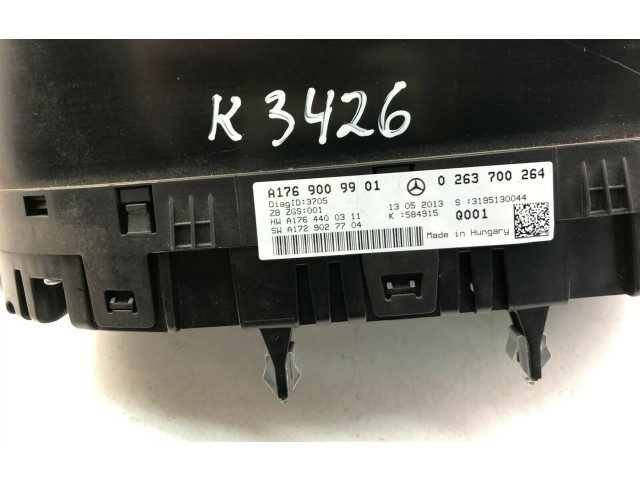 Přístrojová deska  Mercedes-Benz A W176 2013 A1769009901, K3426  
