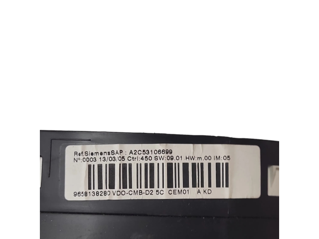 Přístrojová deska  Peugeot 407 2006 9658138280, A2C53010609  