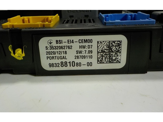 Pojistková skříňka Řídící jednotka BSM 1681475880, 983288108000   Peugeot 2008 II 2021